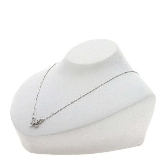 GRAFF Necklace K18WG Silver Mini Butterfly Diamond