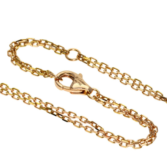 CARTIER Necklace 18K Pink Gold gold Love Circle Diamond