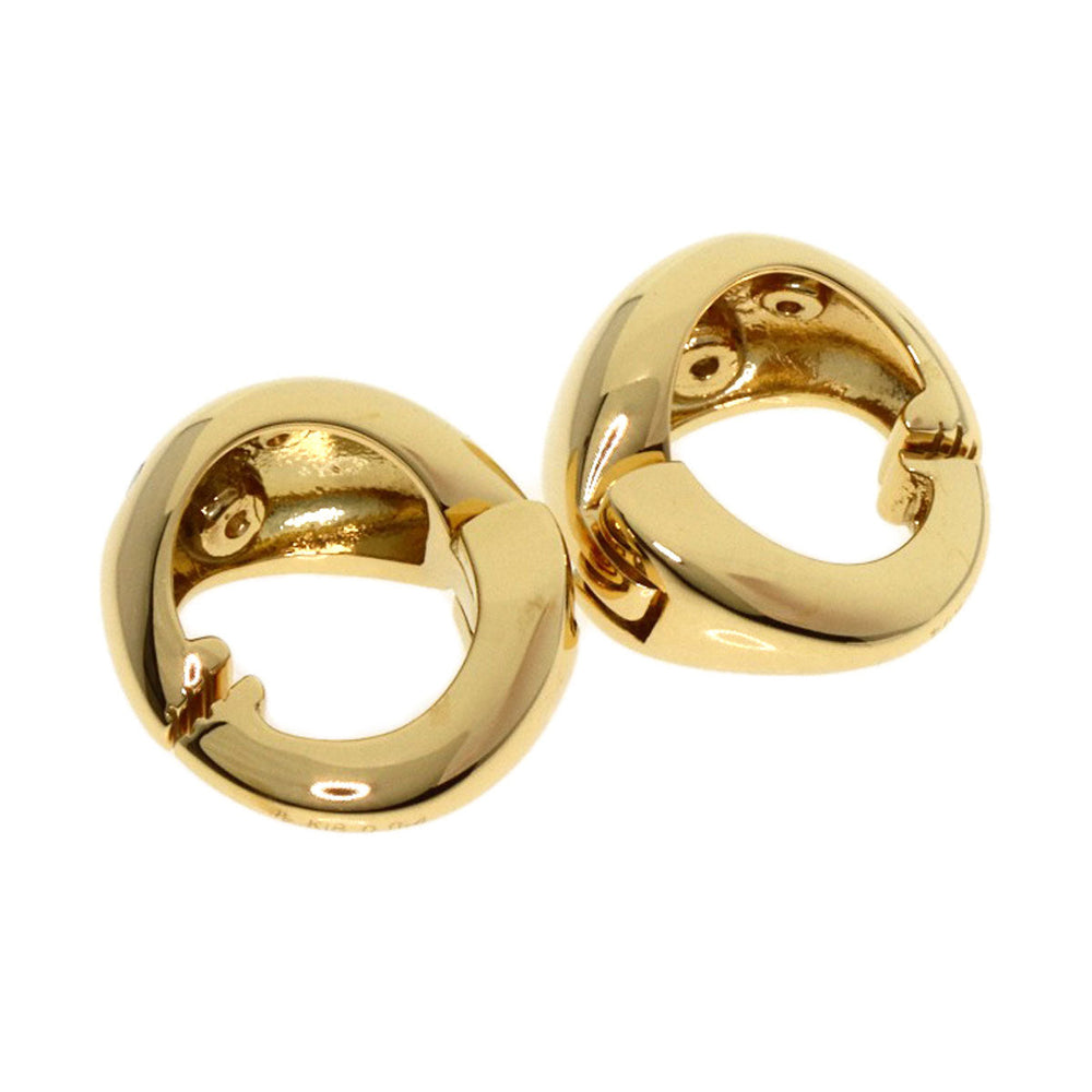 Ponte Vecchio Earring 18K Yellow Gold gold Ear cuff 3P diamond Women Used Authentic