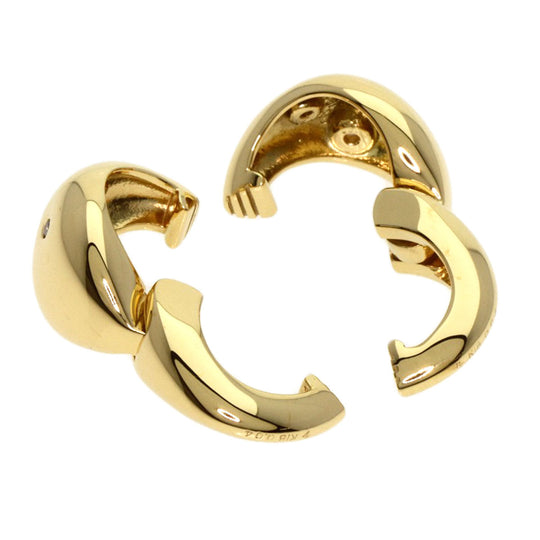 Ponte Vecchio Earring 18K Yellow Gold gold Ear cuff 3P diamond Women Used Authentic