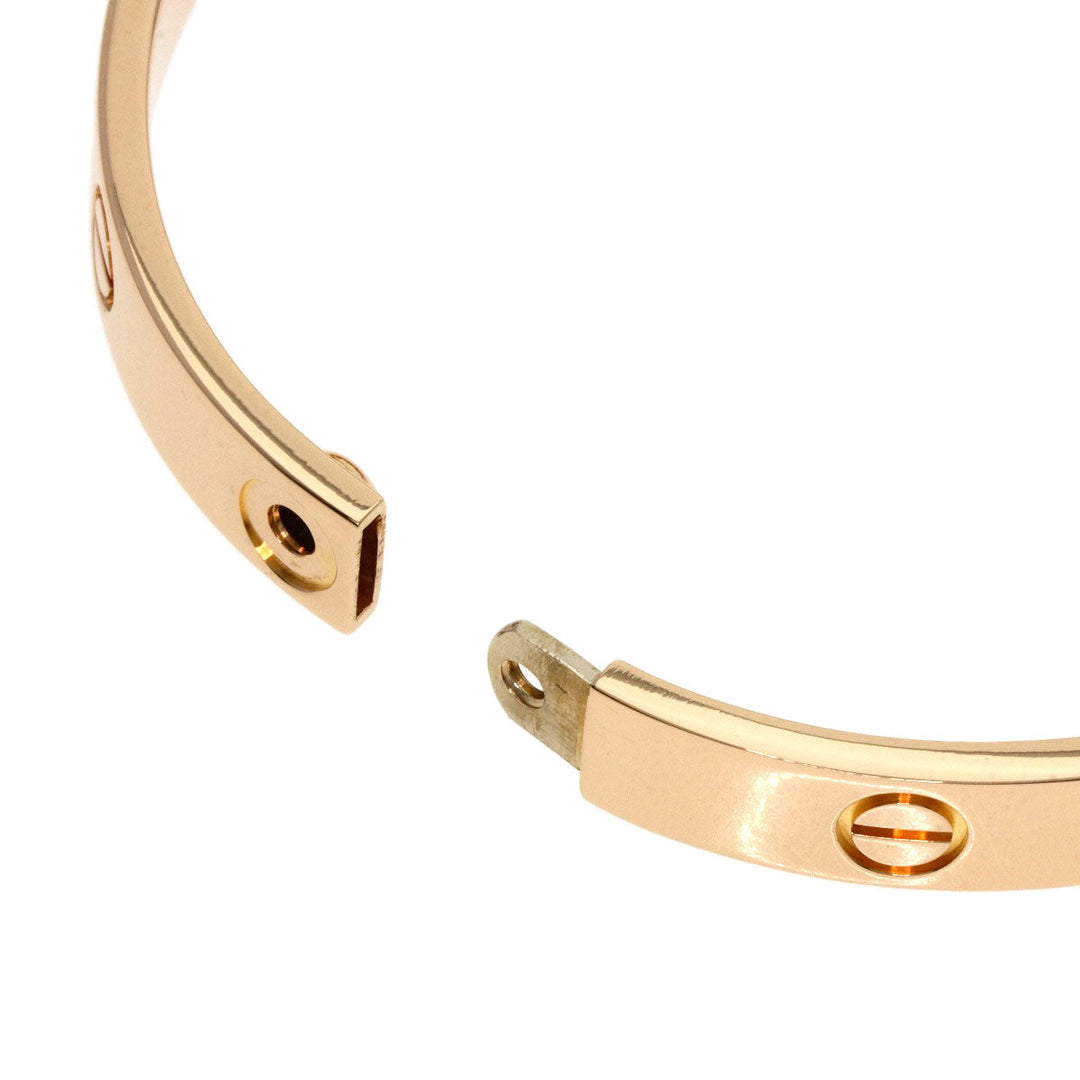 CARTIER bracelet 18K Pink Gold gold Love Bracelet with Driver #17