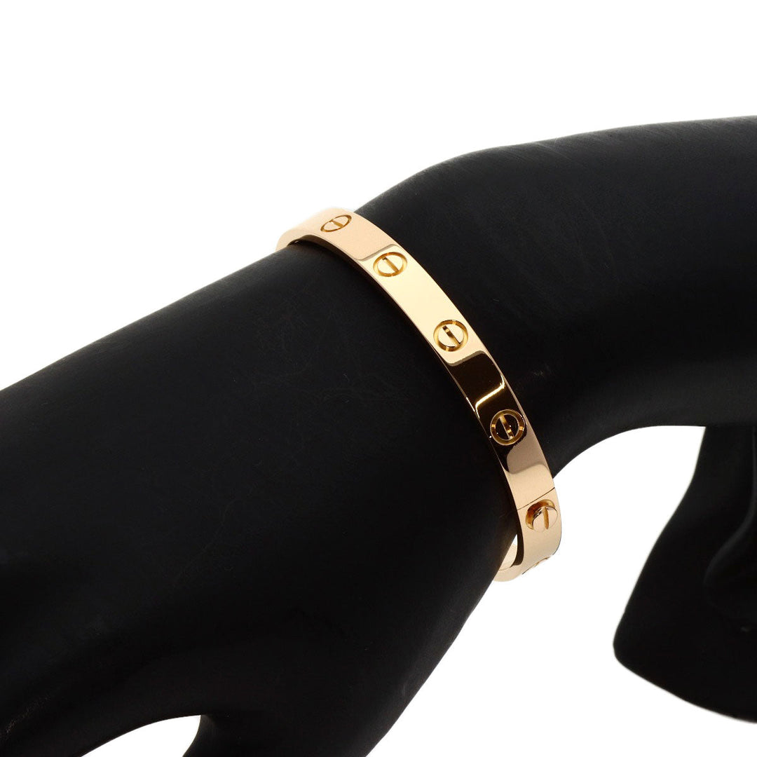 CARTIER bracelet 18K Pink Gold gold Love Bracelet with Driver #17