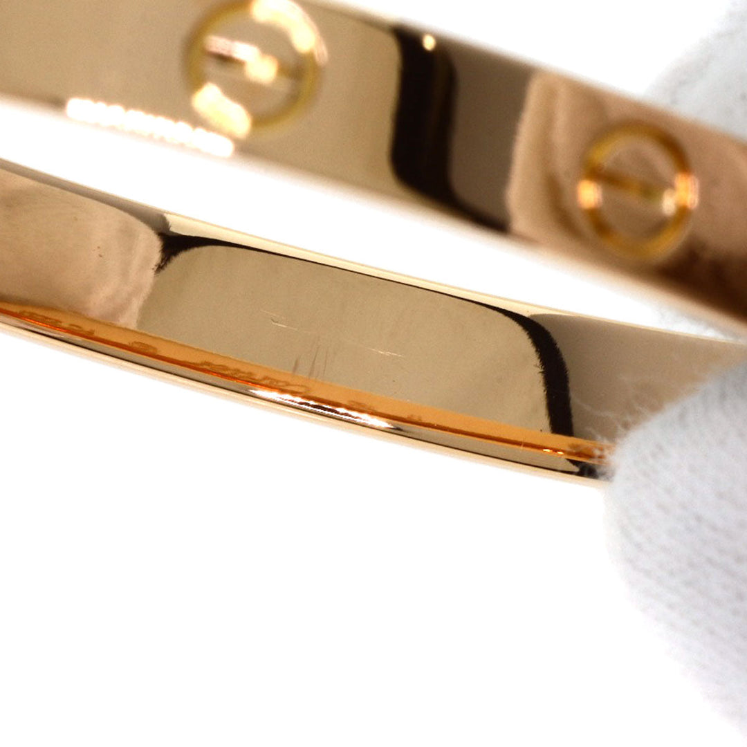 CARTIER bracelet 18K Pink Gold gold Love Bracelet with Driver #17