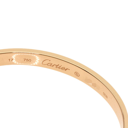 CARTIER bracelet 18K Pink Gold gold Love Bracelet with Driver #17