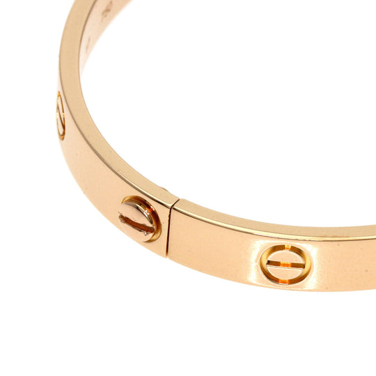 CARTIER bracelet 18K Pink Gold gold Love Bracelet with Driver #17