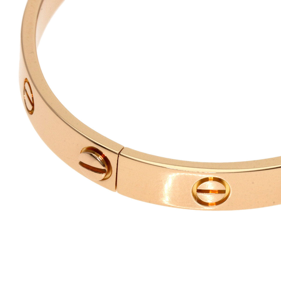 CARTIER bracelet 18K Pink Gold gold Love Bracelet with Driver #17