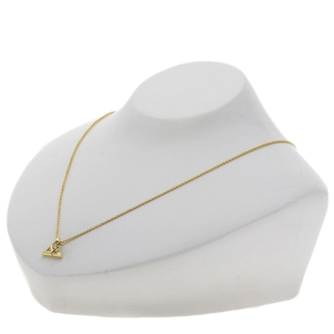 LOUIS VUITTON Necklace 18K Yellow Gold gold Pendant LV Volt One PM Diamond