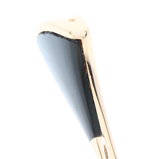 BVLGARI Necklace 18K Pink Gold gold Diva Dream Onyx 1P Diamond Women Used Authentic