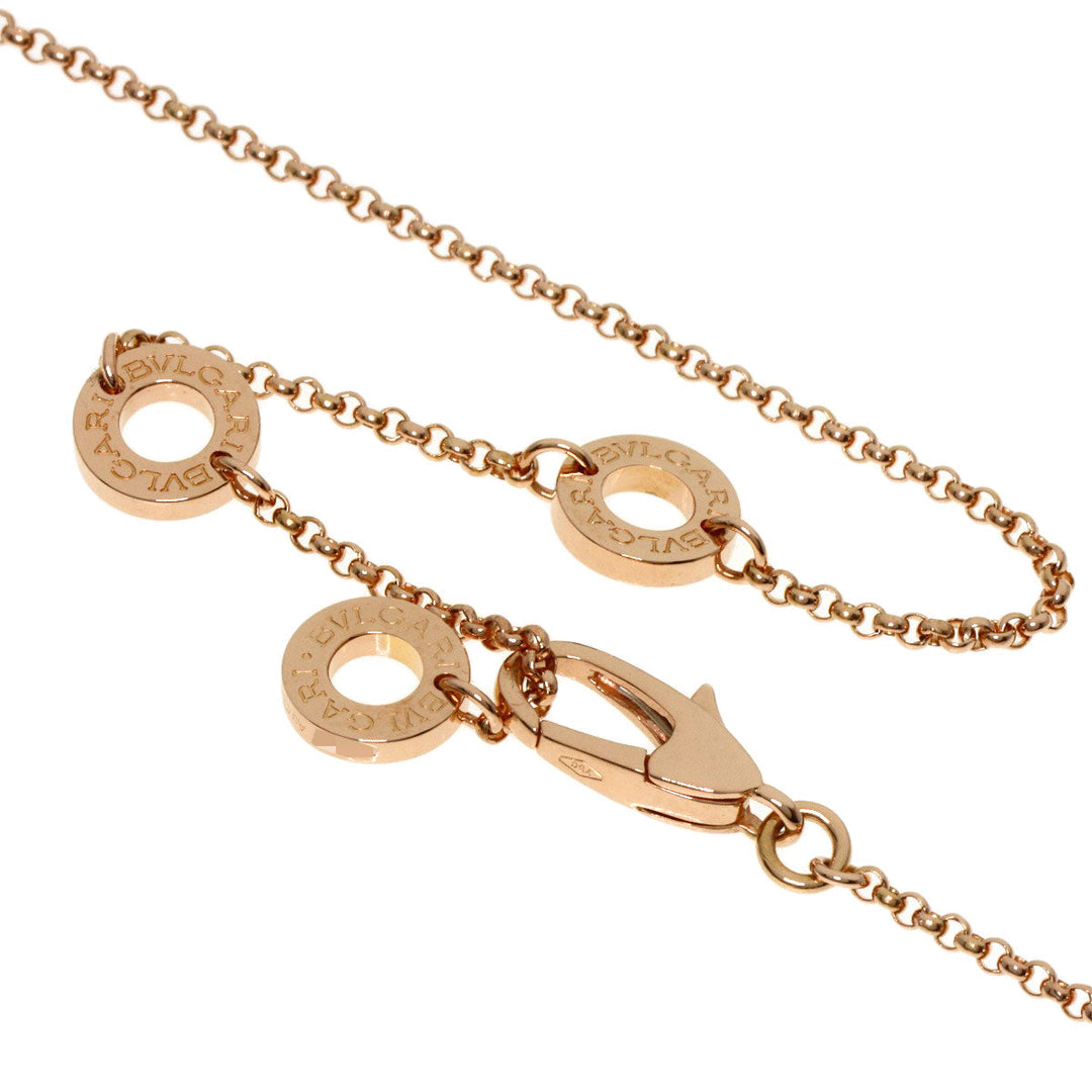 BVLGARI Necklace 18K Pink Gold gold B-zero1 B-zero One Mini Bronze Metal Women Used Authentic