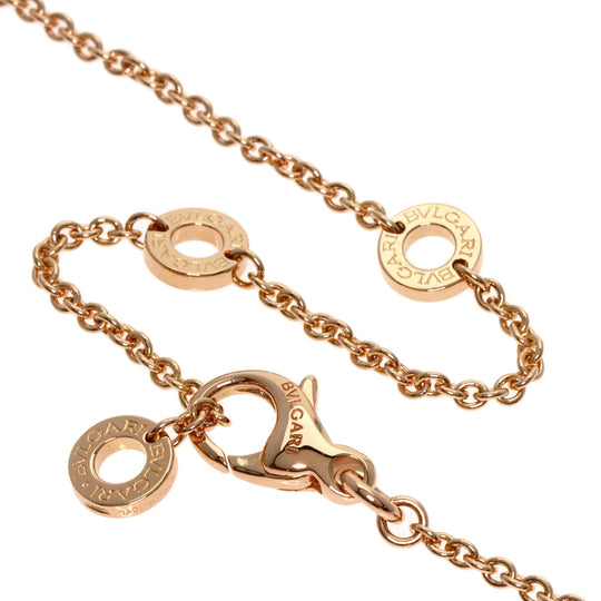 BVLGARI Necklace 18K Pink Gold gold B-zero1 B-zero One White Ceramic Diamond