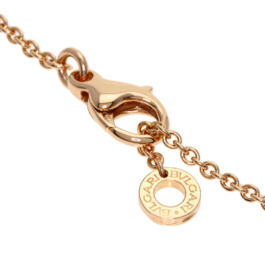 BVLGARI Necklace 18K Pink Gold gold B-zero1 B-zero One White Ceramic Diamond