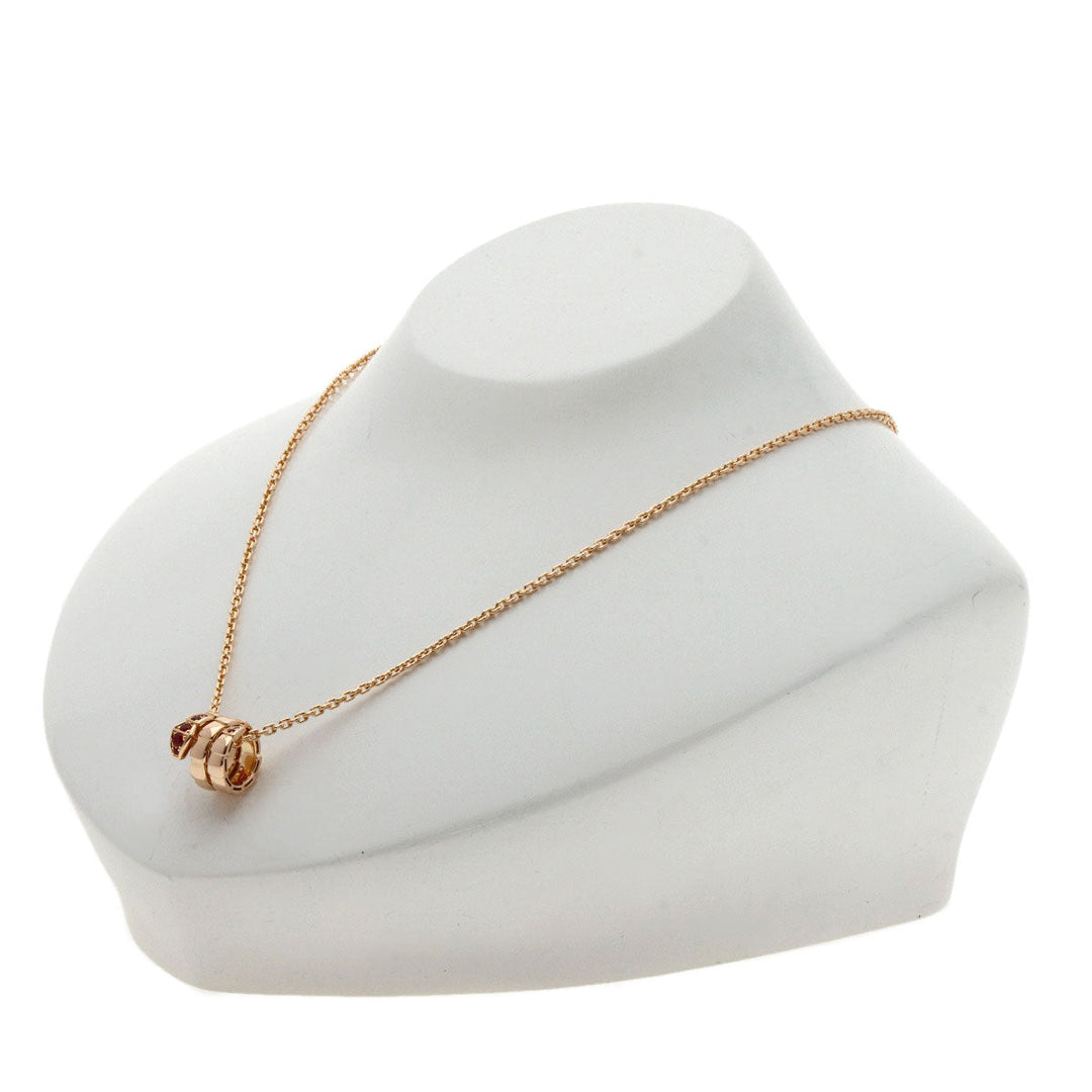 BVLGARI Necklace 18K Pink Gold gold Serpenti Viper Ruby