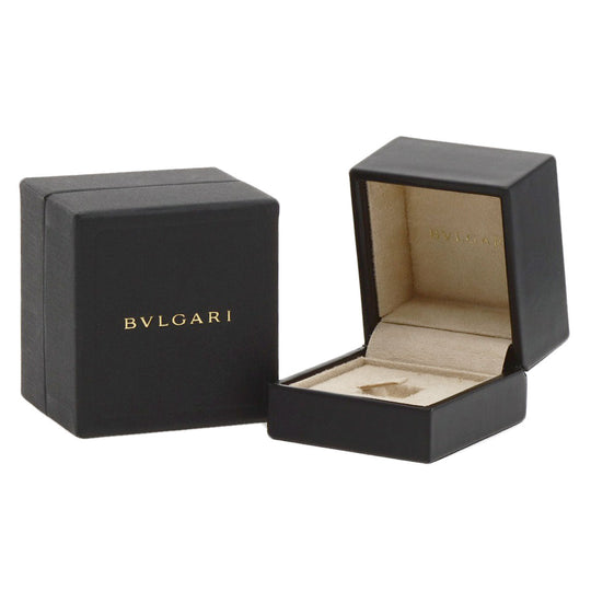 BVLGARI Ring 18K Yellow Gold gold Parentesi Open Diamond Large #49 Women Used Authentic