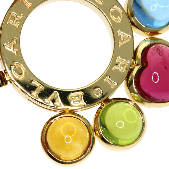 BVLGARI Necklace 18K Yellow Gold gold allegra multicolor stone Women Used Authentic