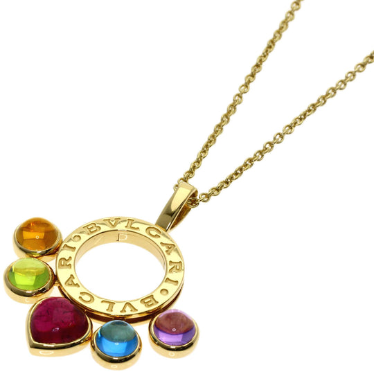 BVLGARI Necklace 18K Yellow Gold gold allegra multicolor stone