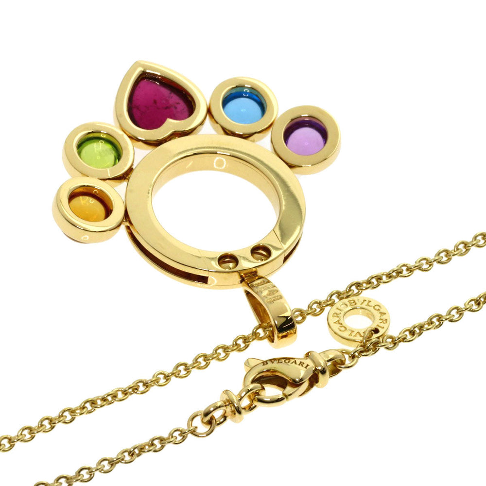 BVLGARI Necklace 18K Yellow Gold gold allegra multicolor stone