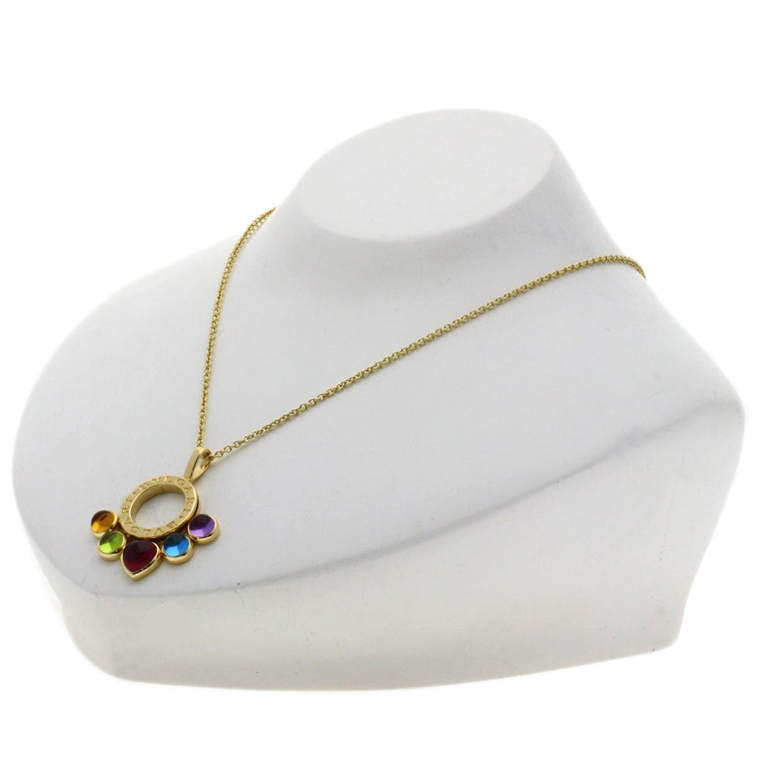 BVLGARI Necklace 18K Yellow Gold gold allegra multicolor stone