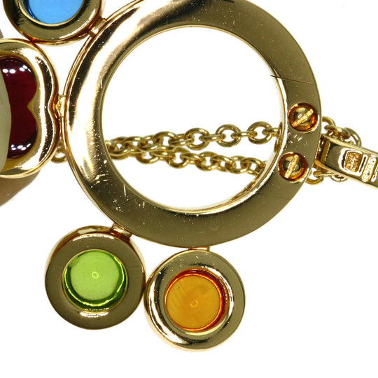 BVLGARI Necklace 18K Yellow Gold gold allegra multicolor stone