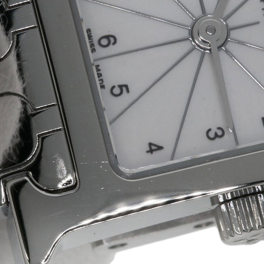 HERMES Watches Quartz HH1.110 Stainless Steel Silver H watch mini White shell dial