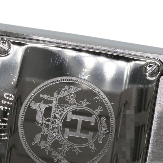 HERMES Watches Quartz HH1.110 Stainless Steel Silver H watch mini White shell dial