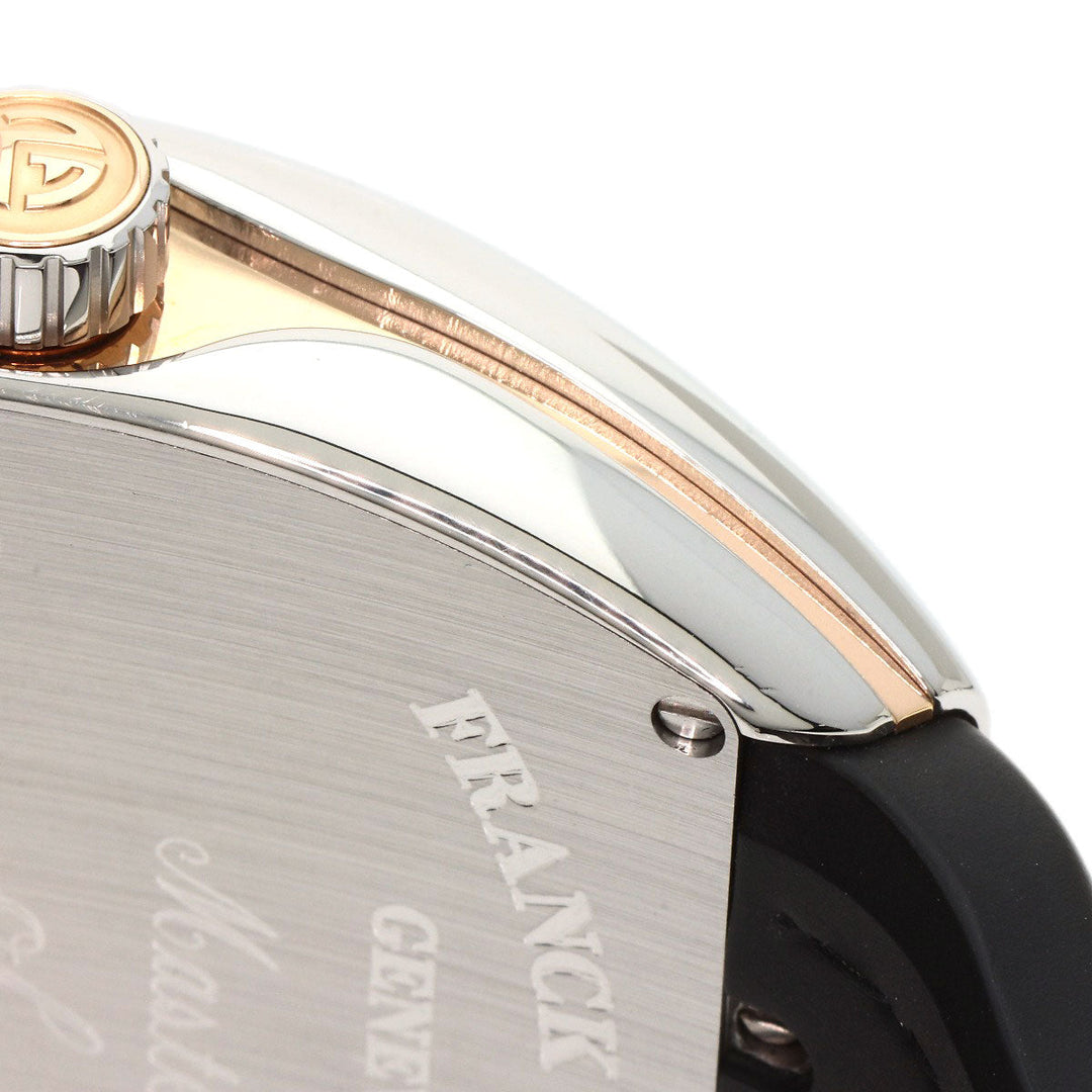 FRANCK MULLER Watches Mechanical Automatic V41SCDTSTGJ AC5N Stainless Steel, Leather Silver Vanguard black dial Women Used Authentic