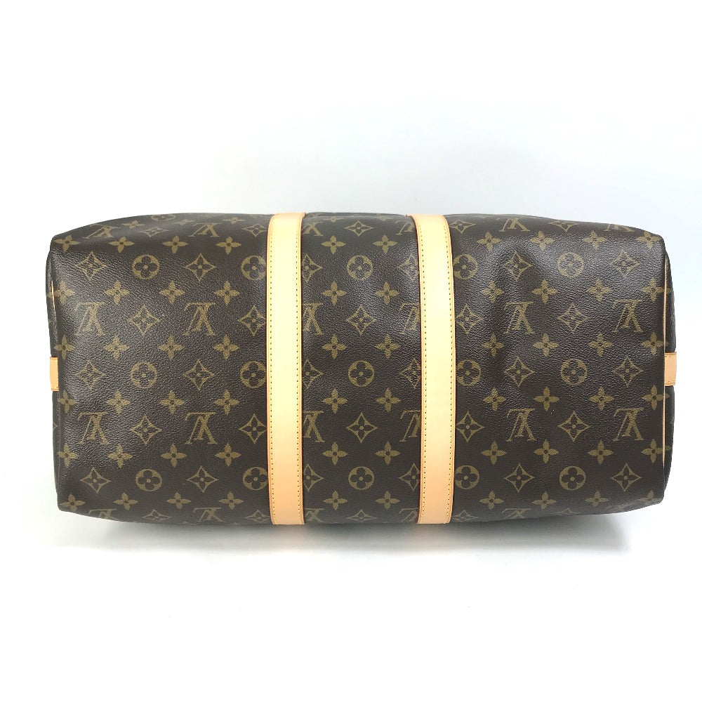 LOUIS VUITTON Boston Duffel bag ‚l41418 Monogram canvas Brown Travel Bag Shoulder Bag Handbag Keepall bandouliere45 Women Used Authentic