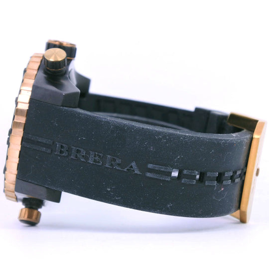 BRERA OROLOGI Watches BRDVC47 Stainless Steel, Rubber black Chronograph mens Used Authentic