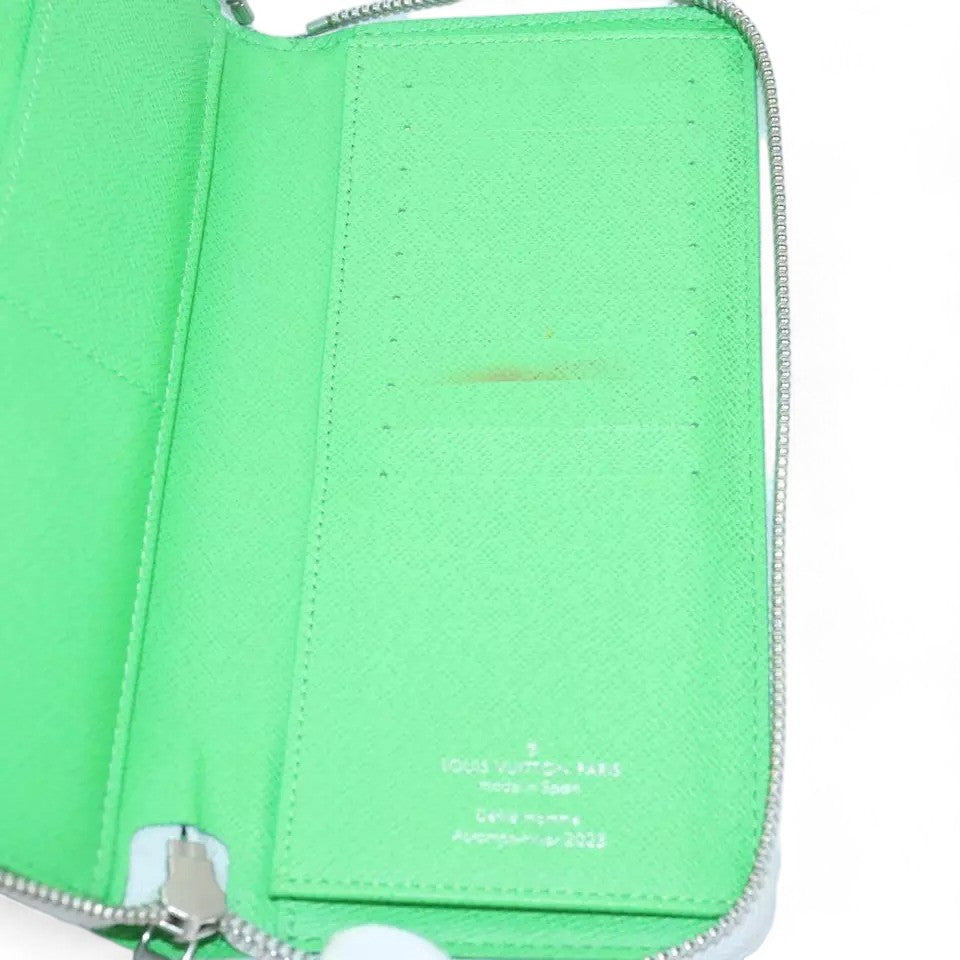 Louis Vuitton Monogram Portrait Zippy Vertical Wallet White Unisex Long Wallet