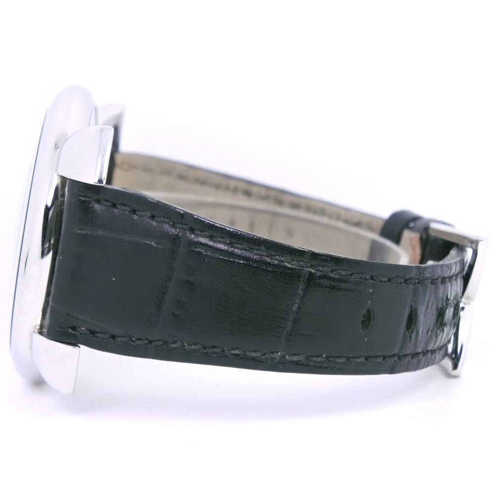 Gaga Milano Watches Quartz 5084 Stainless Steel , Leather black Manuale 46 black dial unisex(Unisex) Used Authentic