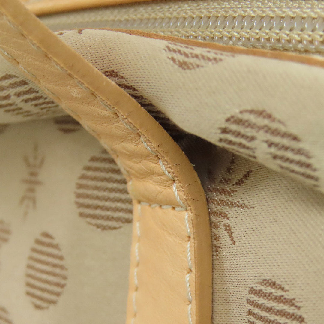 HUNTING WORLD Tote Bag canvas Brown Elephant motif Women Used Authentic