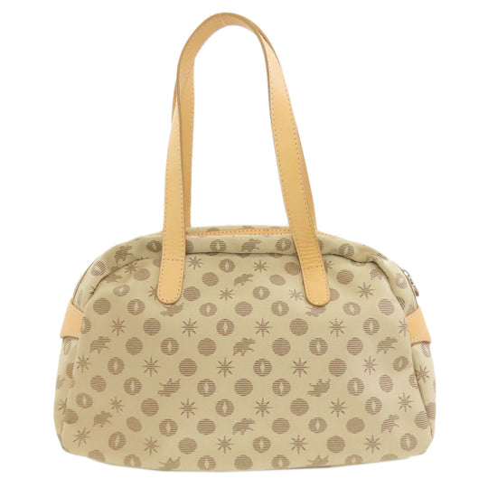 HUNTING WORLD Tote Bag canvas Brown Elephant motif Women Used Authentic