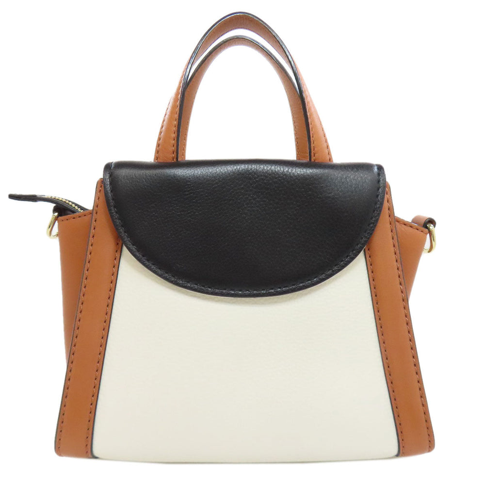 Kate Spade Handbag leather white 2WAY Women Used Authentic