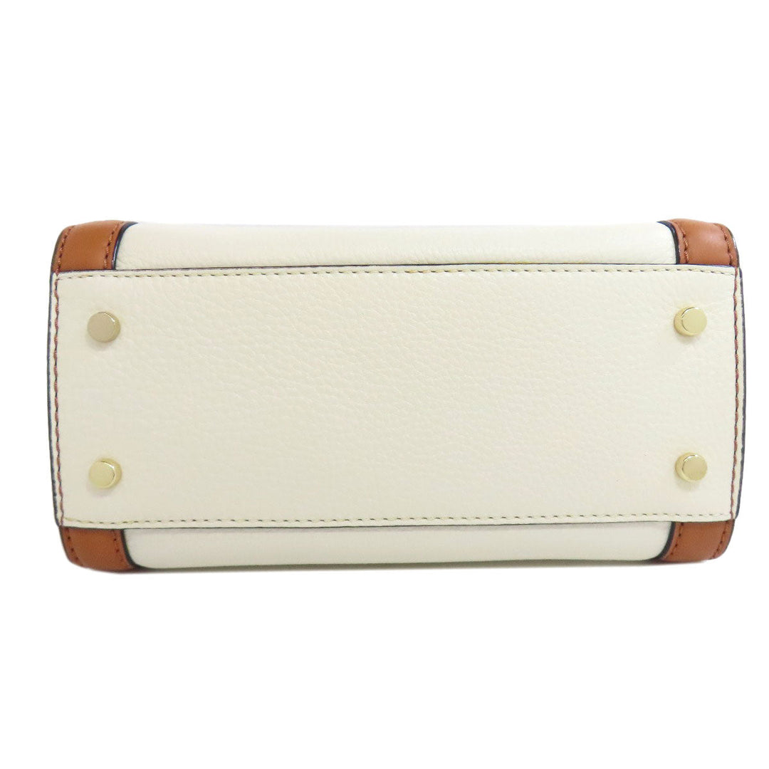 Kate Spade Handbag leather white 2WAY Women Used Authentic