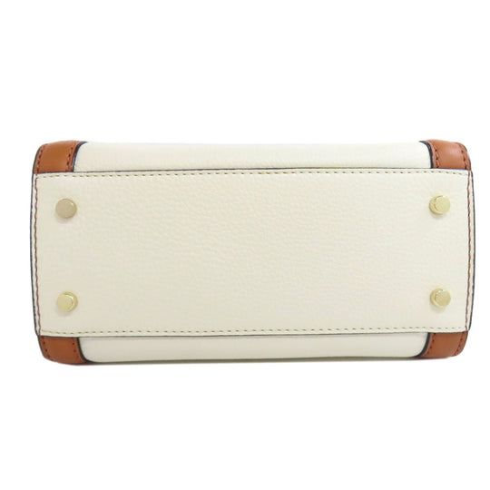 Kate Spade Handbag leather white 2WAY Women Used Authentic