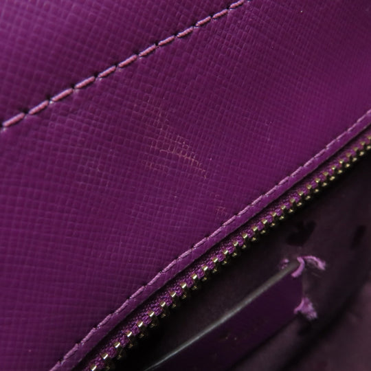 Kate Spade Handbag PVC purple 2WAY Women Used Authentic