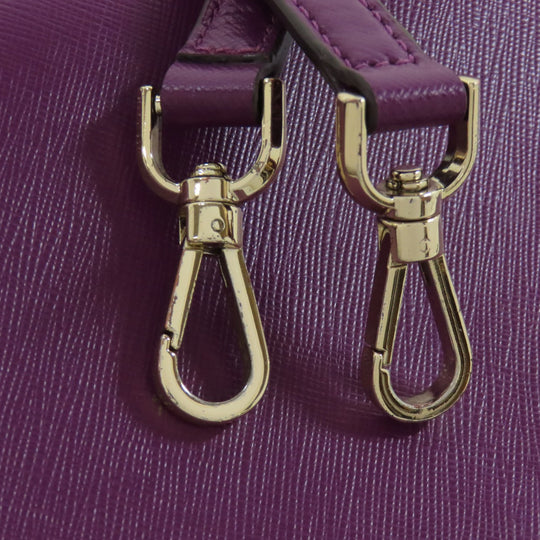Kate Spade Handbag PVC purple 2WAY Women Used Authentic