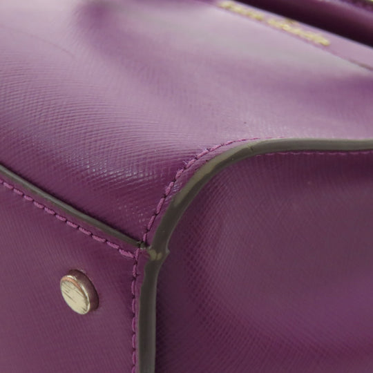 Kate Spade Handbag PVC purple 2WAY Women Used Authentic