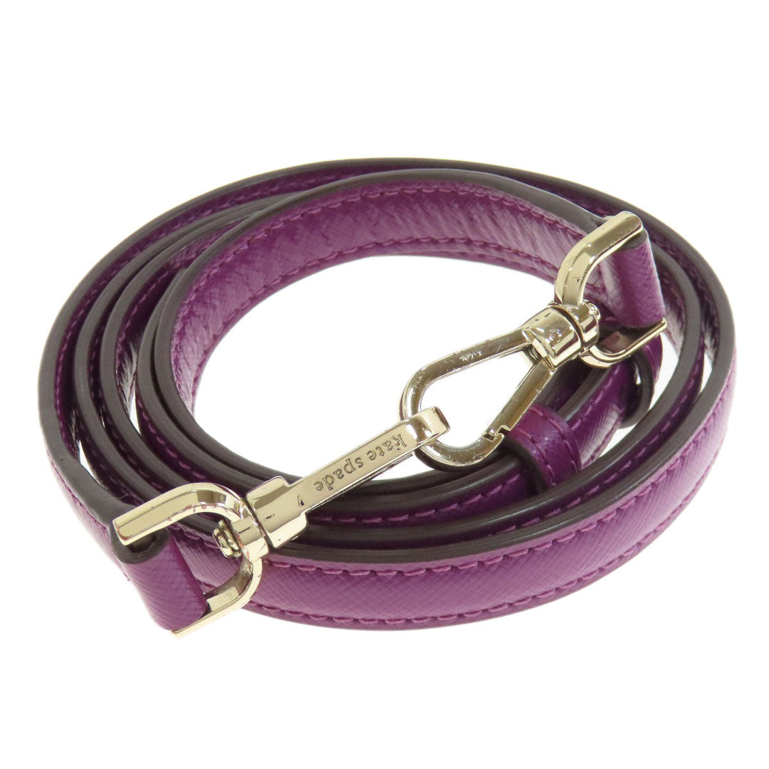 Kate Spade Handbag PVC purple 2WAY Women Used Authentic