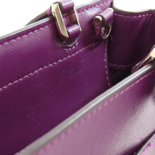 Kate Spade Handbag PVC purple 2WAY Women Used Authentic