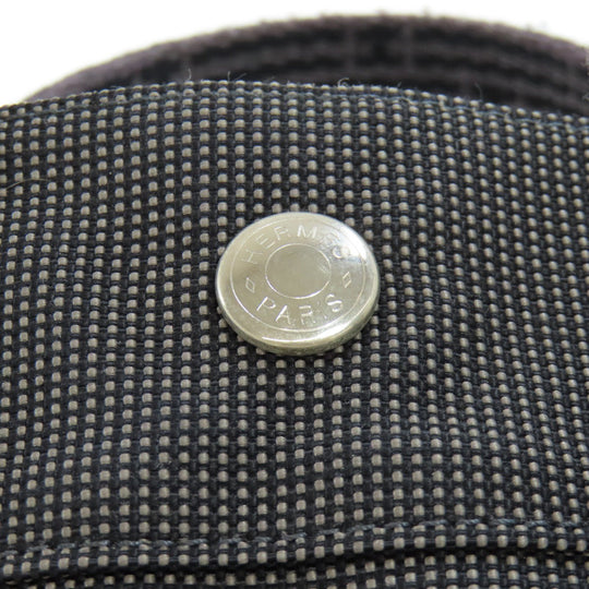 HERMES Tote Bag canvas black