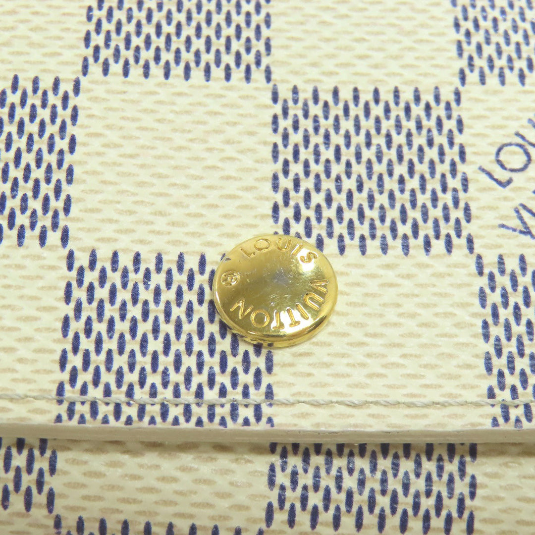 LOUIS VUITTON Key case Key holder  N60020 Damier canvas white Multicles4 Women Used Authentic