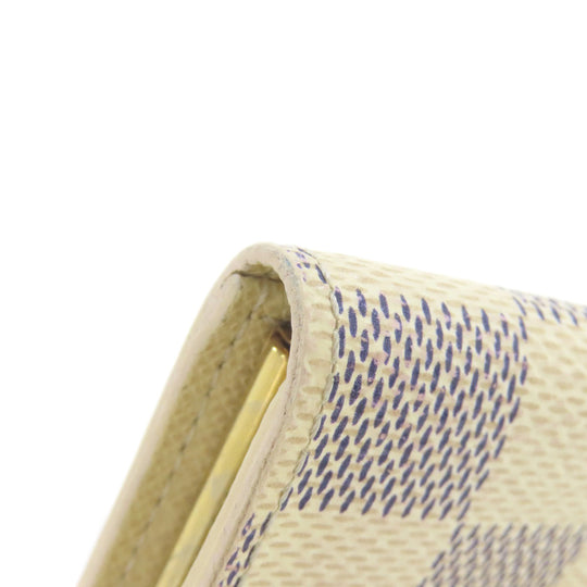 LOUIS VUITTON Key case Key holder  N60020 Damier canvas white Multicles4 Women Used Authentic