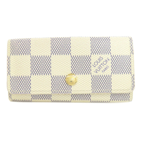 LOUIS VUITTON Key case Key holder  N60020 Damier canvas white Multicles4 Women Used Authentic