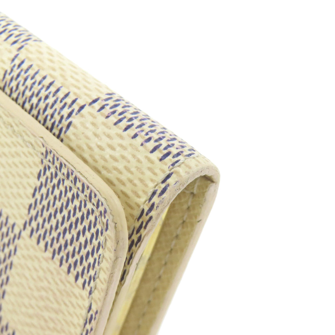 LOUIS VUITTON Key case Key holder  N60020 Damier canvas white Multicles4 Women Used Authentic