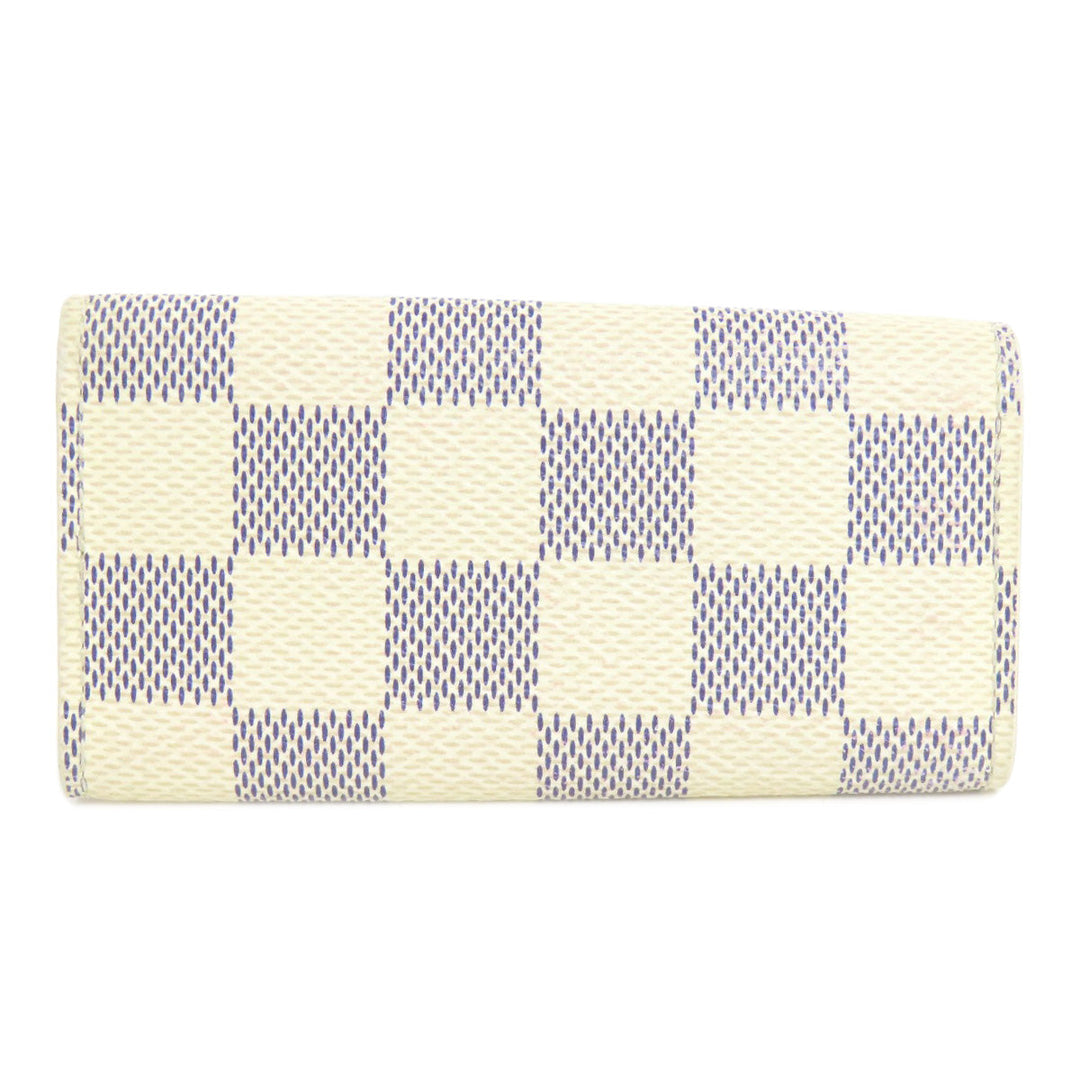 LOUIS VUITTON Key case Key holder  N60020 Damier canvas white Multicles4 Women Used Authentic