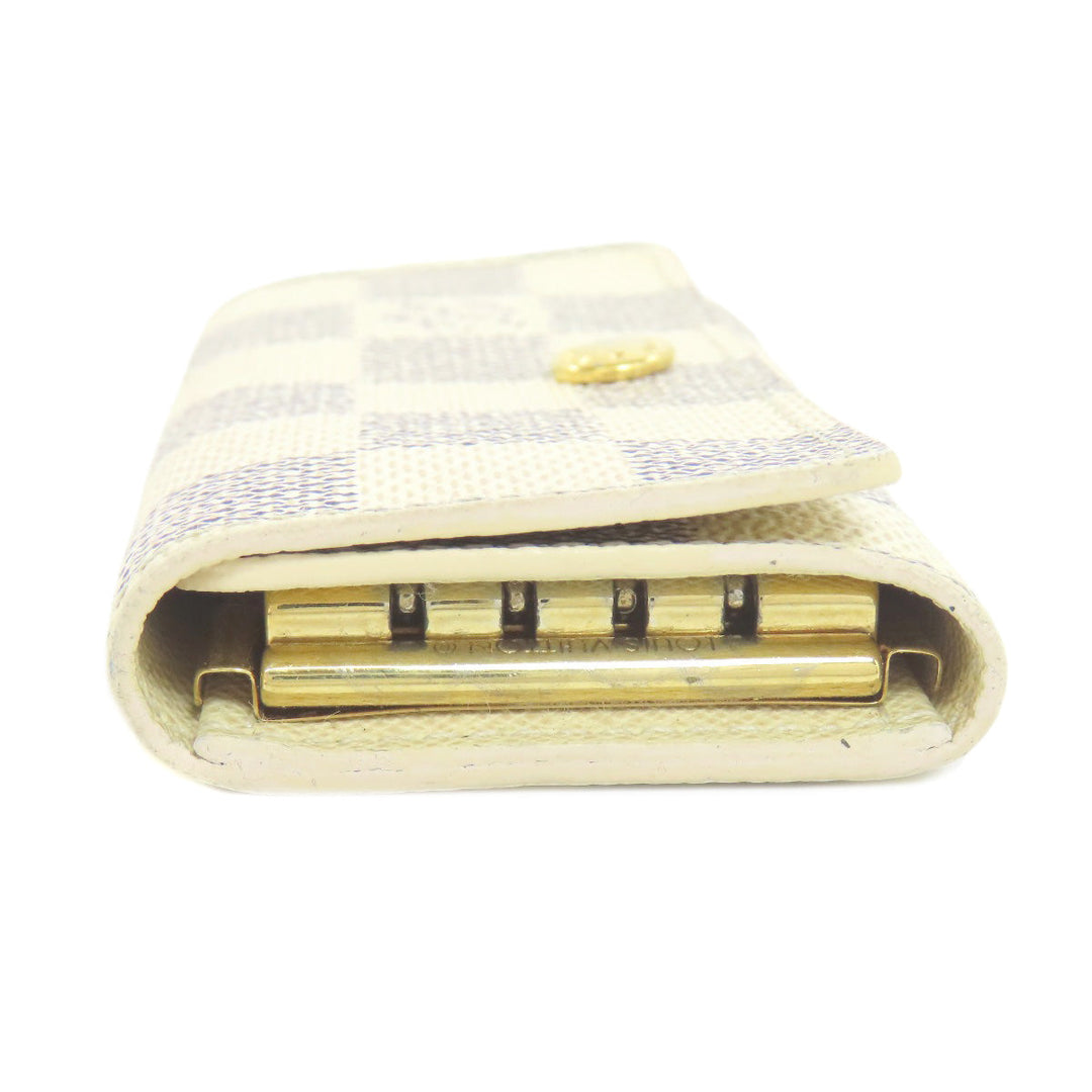 LOUIS VUITTON Key case Key holder  N60020 Damier canvas white Multicles4 Women Used Authentic