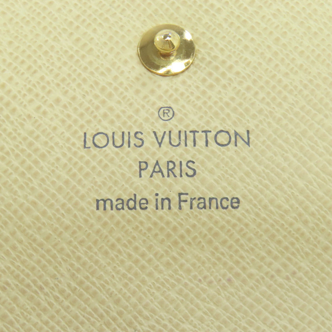 LOUIS VUITTON Key case Key holder  N60020 Damier canvas white Multicles4 Women Used Authentic
