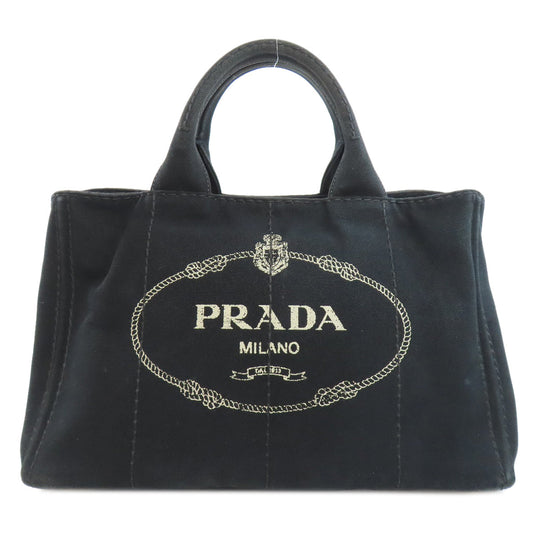 PRADA Tote Bag 1BG642 canvas black