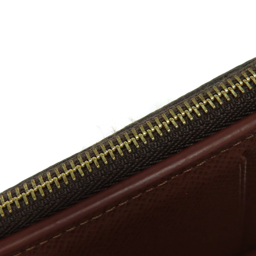 LOUIS VUITTON Bifold Wallet M62472 Monogram canvas Brown Portefeuille Victorine Women Used Authentic