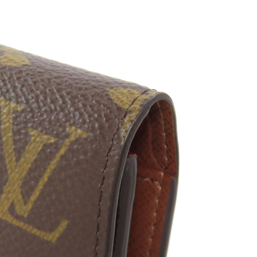 LOUIS VUITTON Bifold Wallet M62472 Monogram canvas Brown Portefeuille Victorine Women Used Authentic